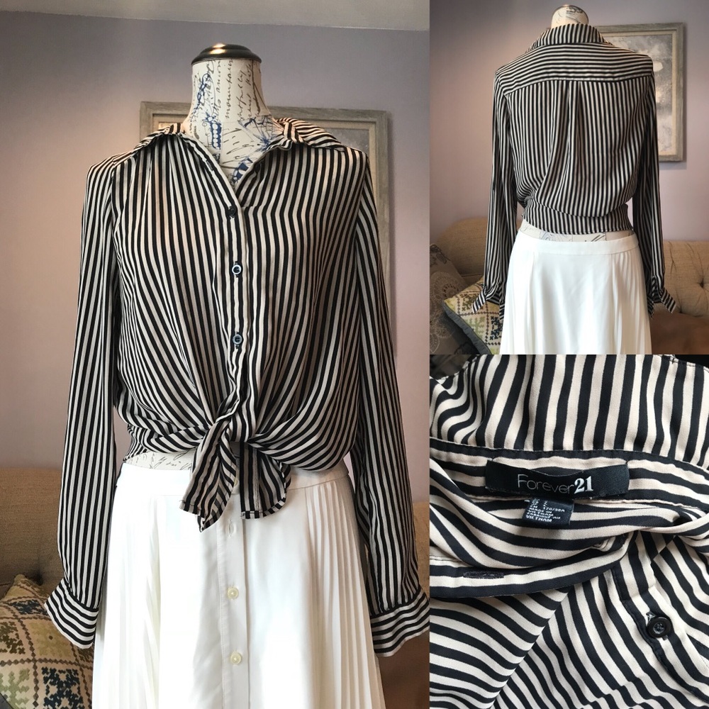 🛍 Bundle Only - Stripes long sleeve button down